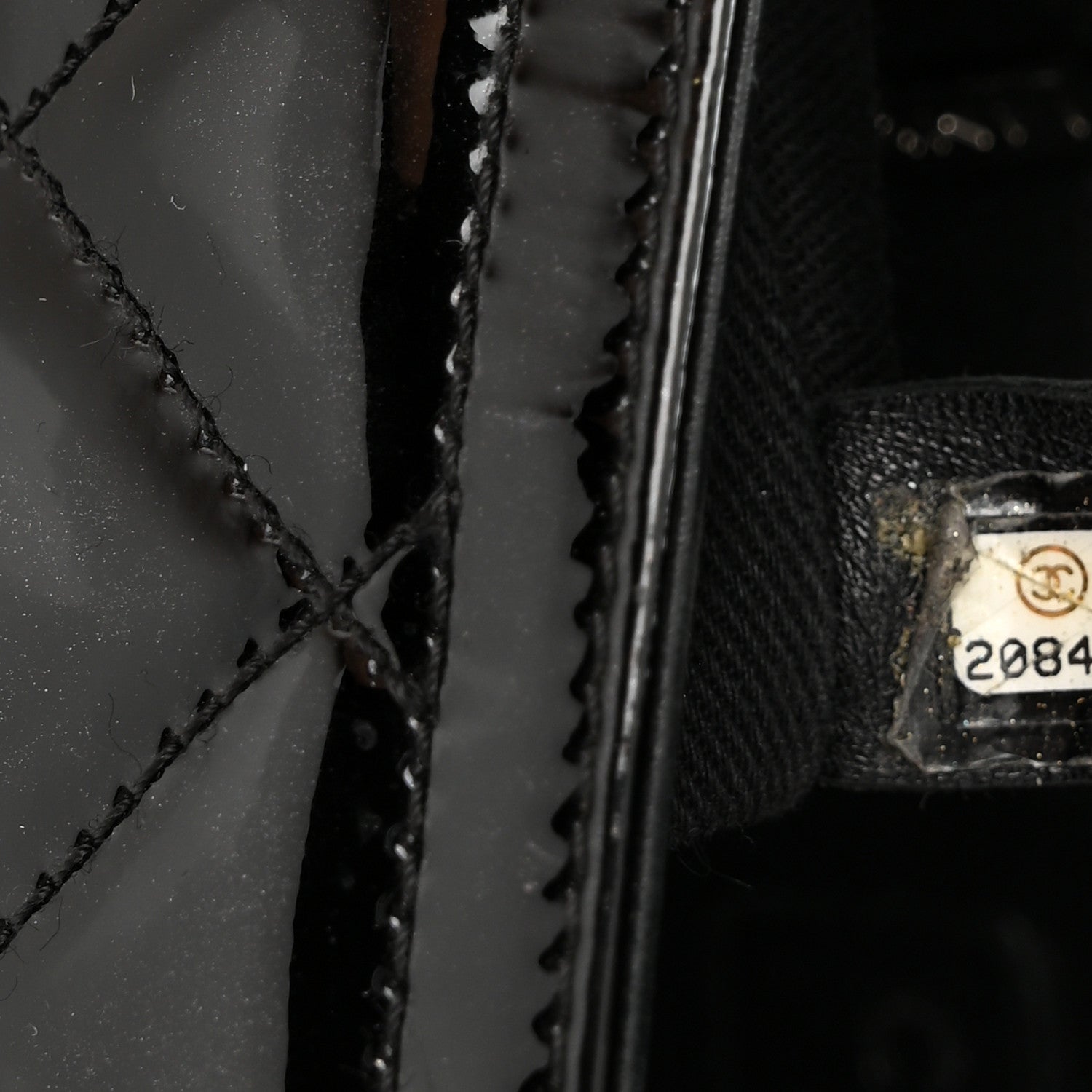 Chanel Patent Quilted Small Coco Shine Flap Black 7 of 12