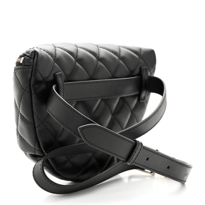 Chanel Lambskin Quilted Waist Belt Bag Black 3 of 10