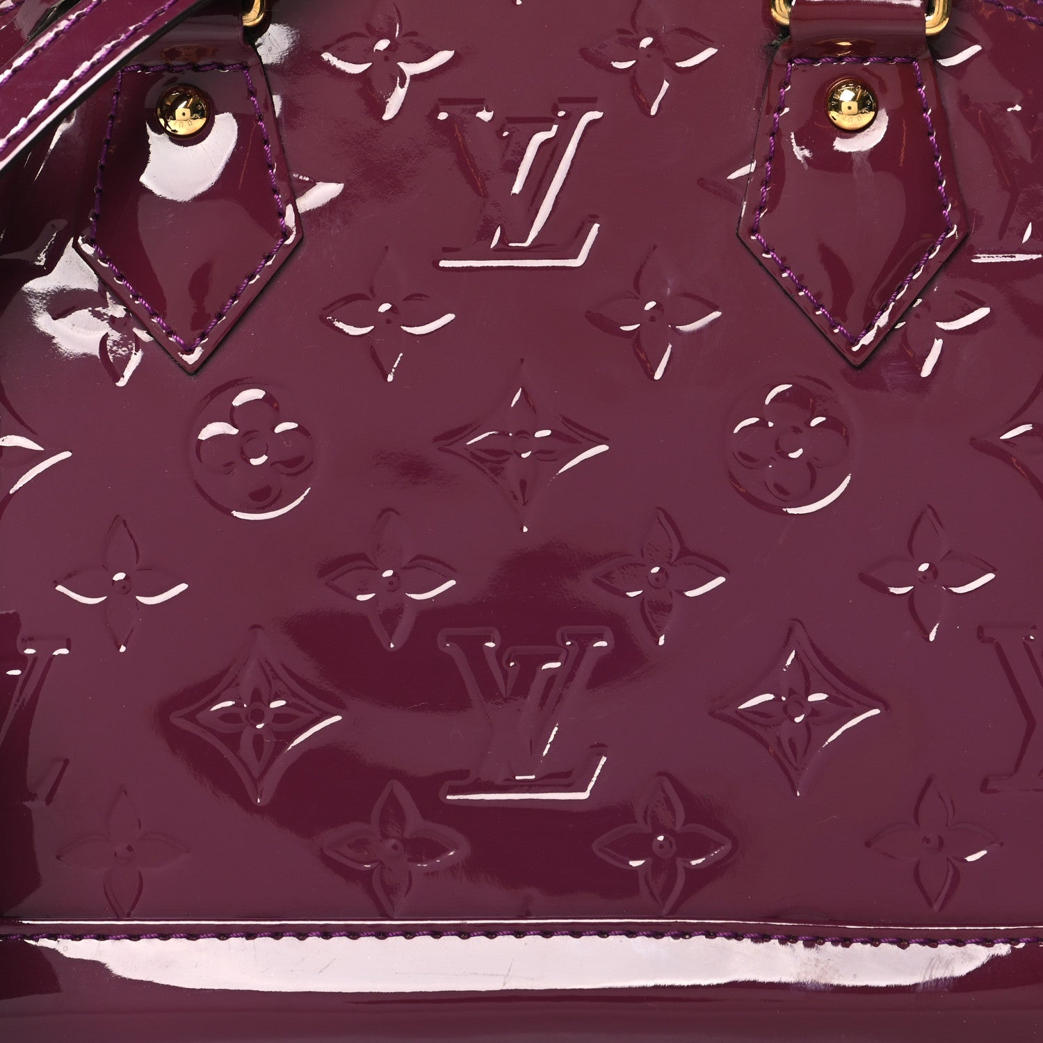 Louis Vuitton Vernis Alma BB Amethyste 7 of 9