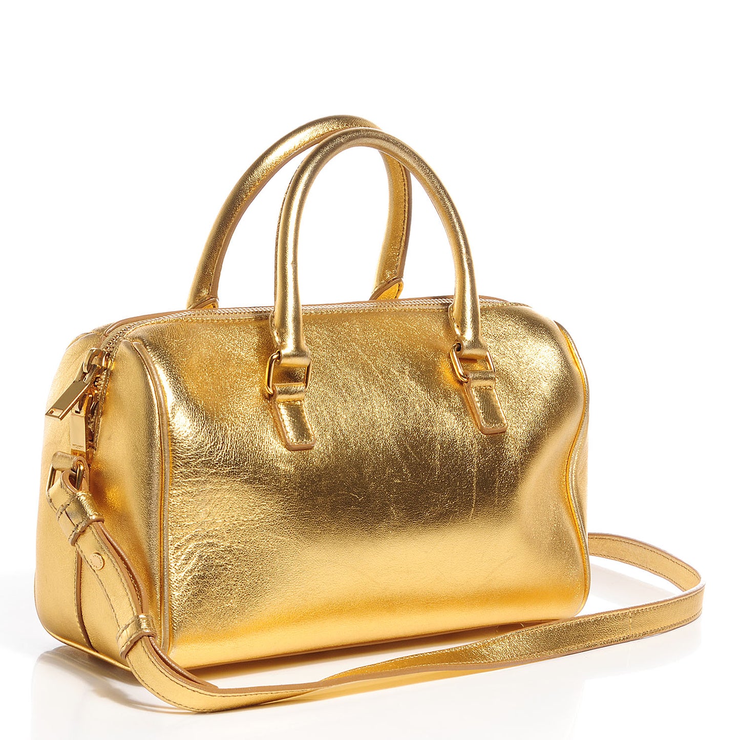 Calfskin Classic Baby Duffle Gold