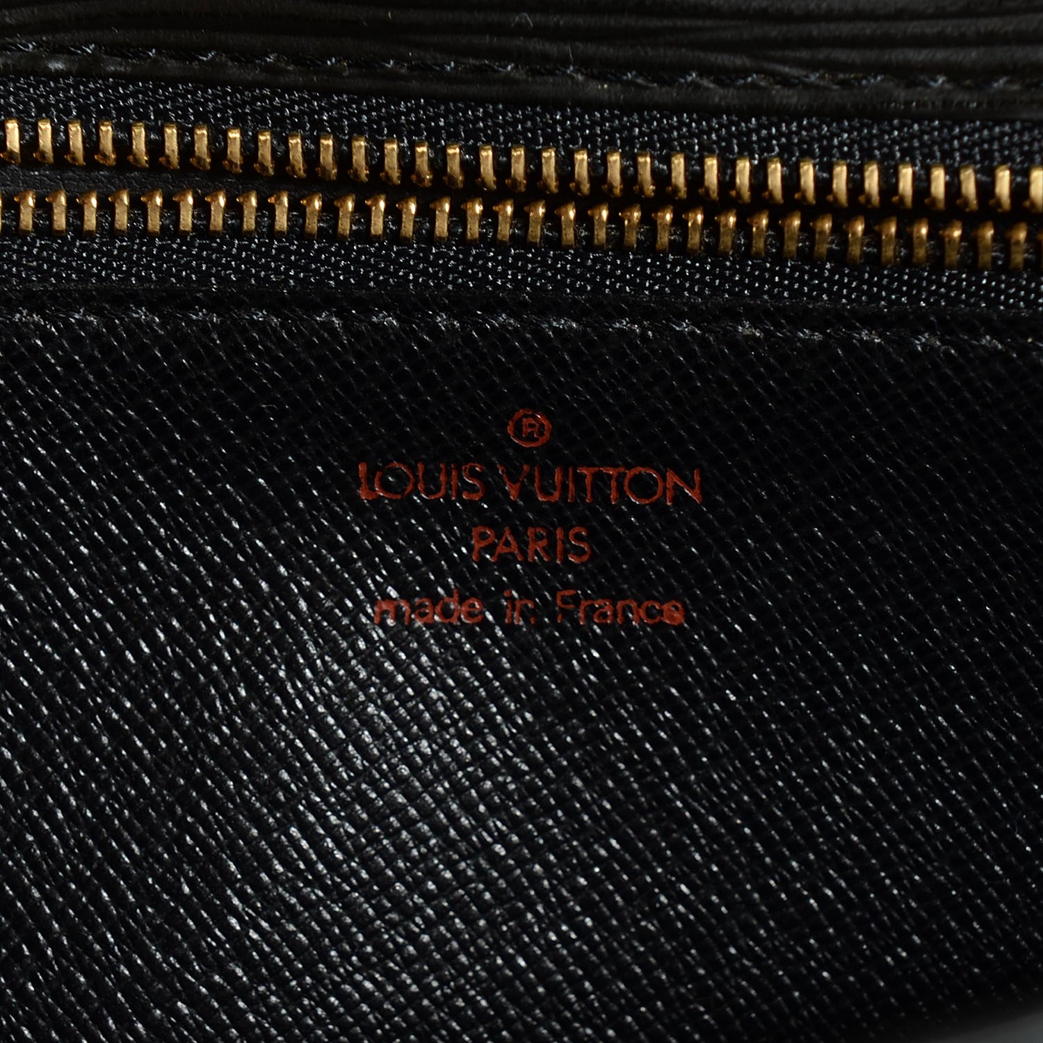 Louis Vuitton Epi Pochette Sellier Dragonne Clutch Black 6 of 7