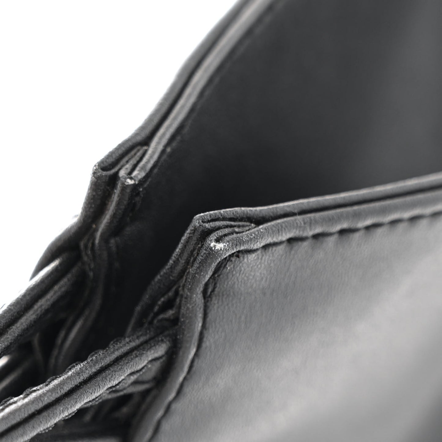 Vegan Leather Small Shopping Bag Black
