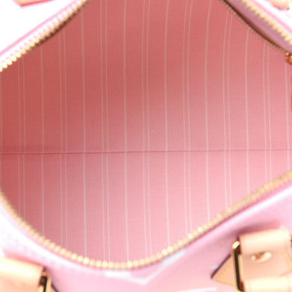 Louis Vuitton Monogram Giant By The Pool Speedy Bandouliere 25 Light Pink 6 of 11