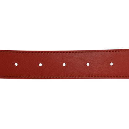 Louis Vuitton Calfskin Monogram 30mm LV Initiales Reversible Belt 85 34 Fuschia 6 of 8