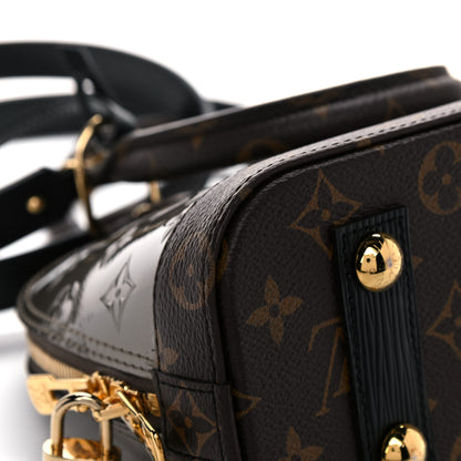 Louis Vuitton Vernis Epi Monogram Alma BB Champagne Metallise 10 of 15