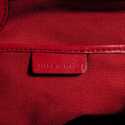 Burberry Haymarket Check Small Canterbury Tote Military Red 10 of 11