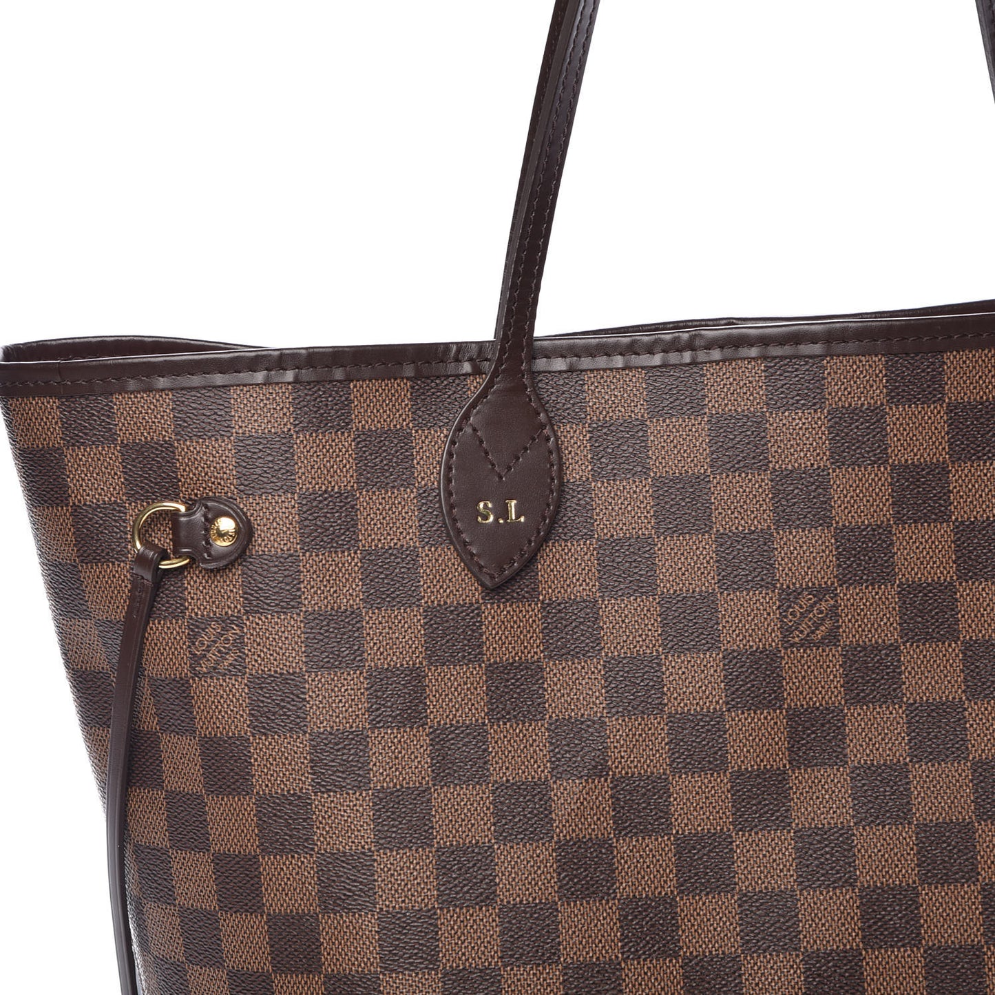 Damier Ebene Neo Neverfull MM Rose Ballerine