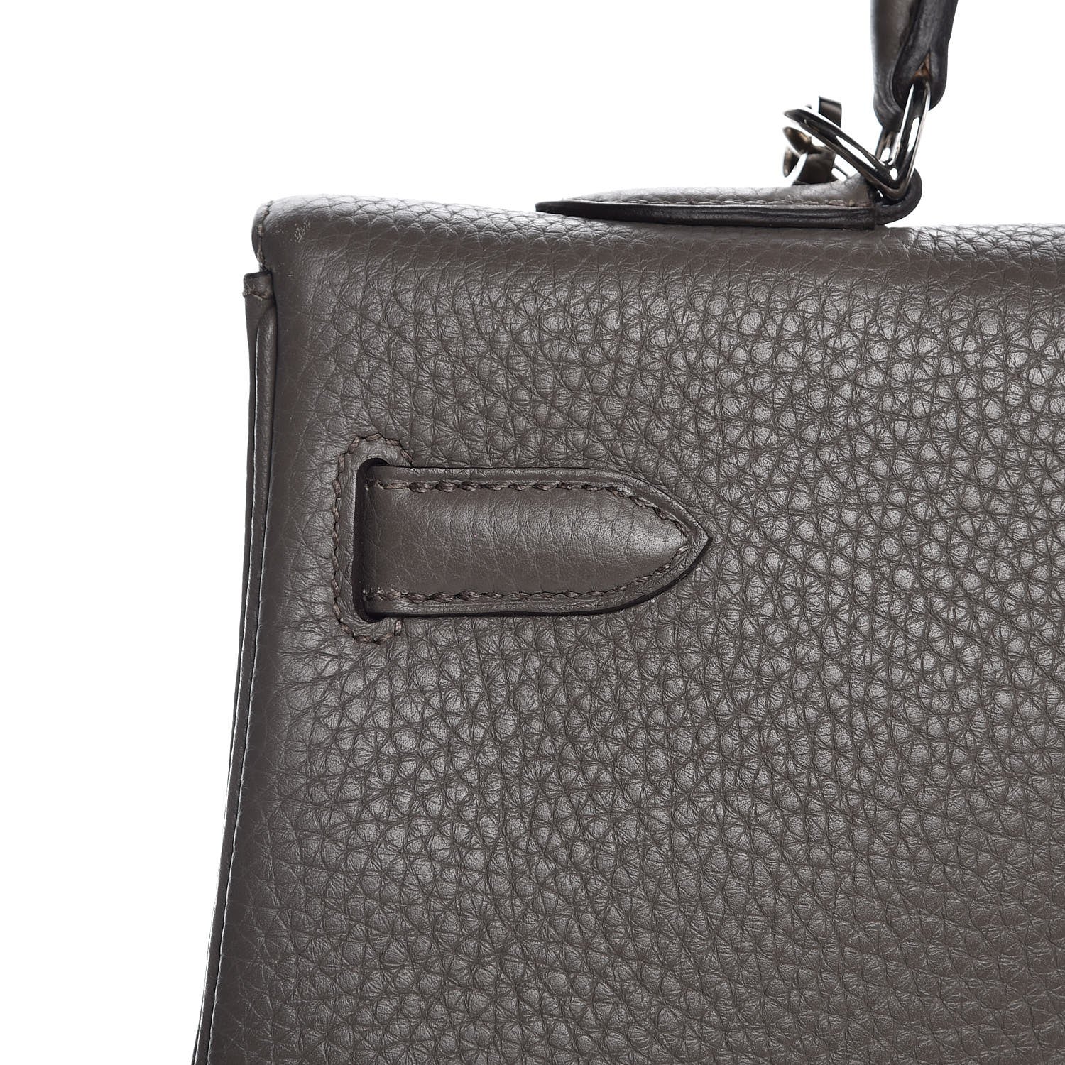 Hermes Taurillon Clemence Kelly Retourne 35 Etain 9 of 40