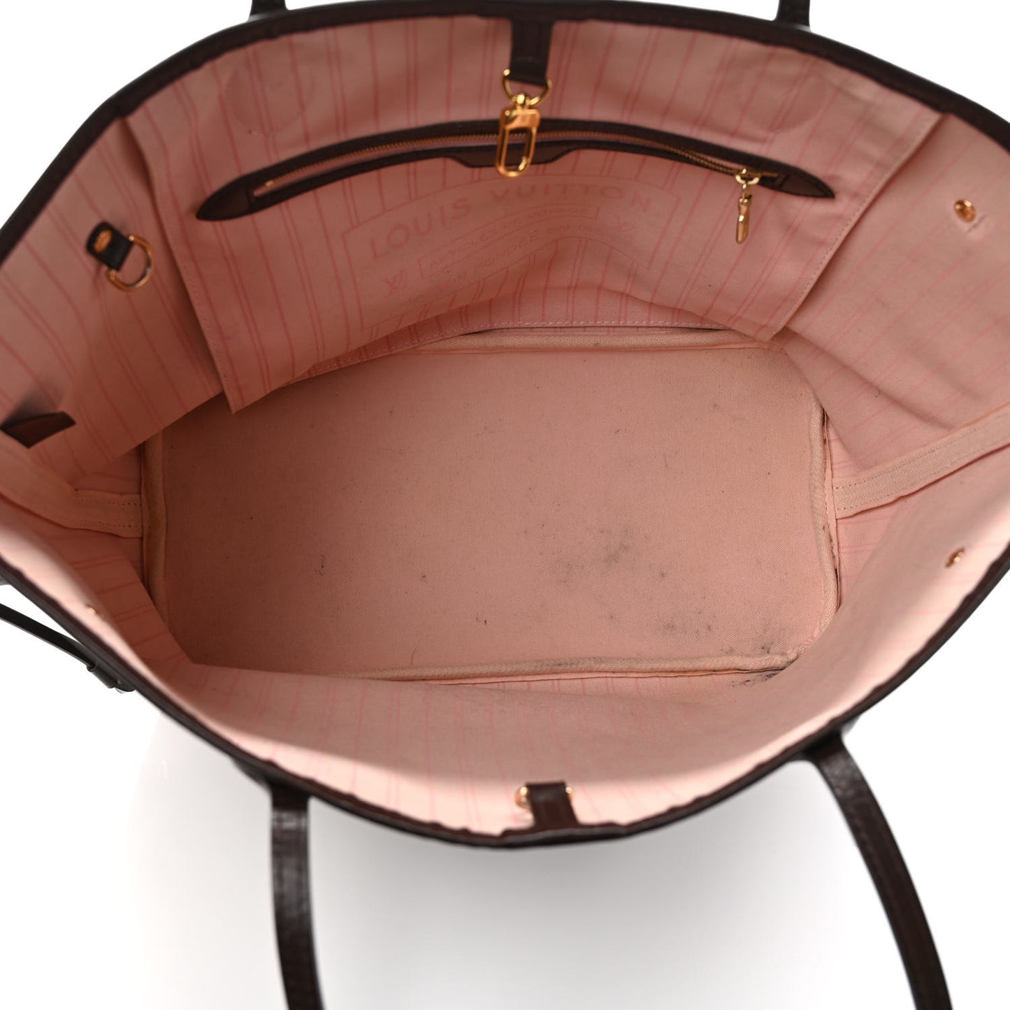 Damier Ebene Neo Neverfull MM Rose Ballerine