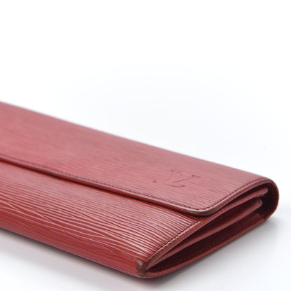 Louis Vuitton Epi Sarah Wallet Coquelicot 6 of 10