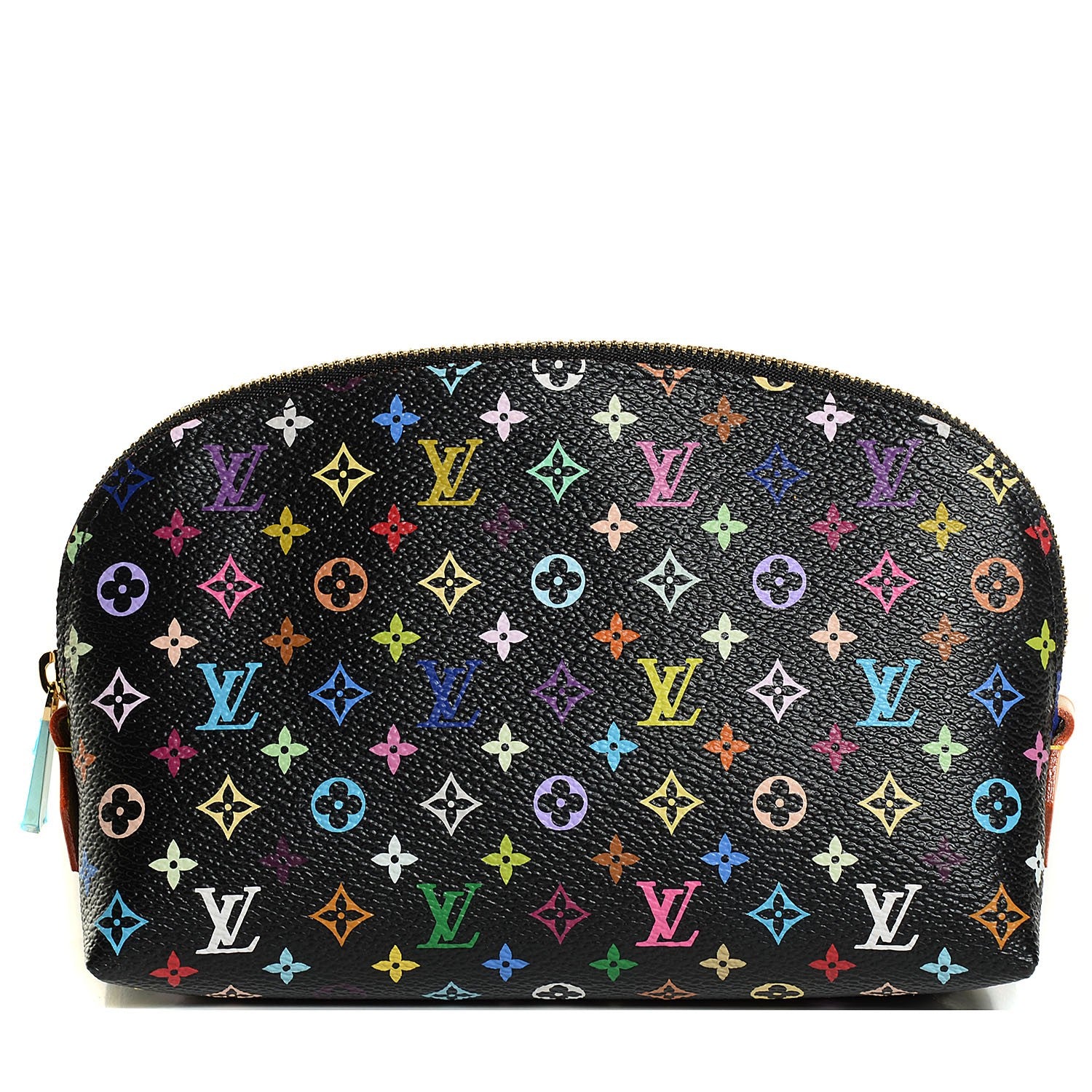 Louis Vuitton Monogram Multicolor Cosmetic Pouch Black Grenade 1 of 8