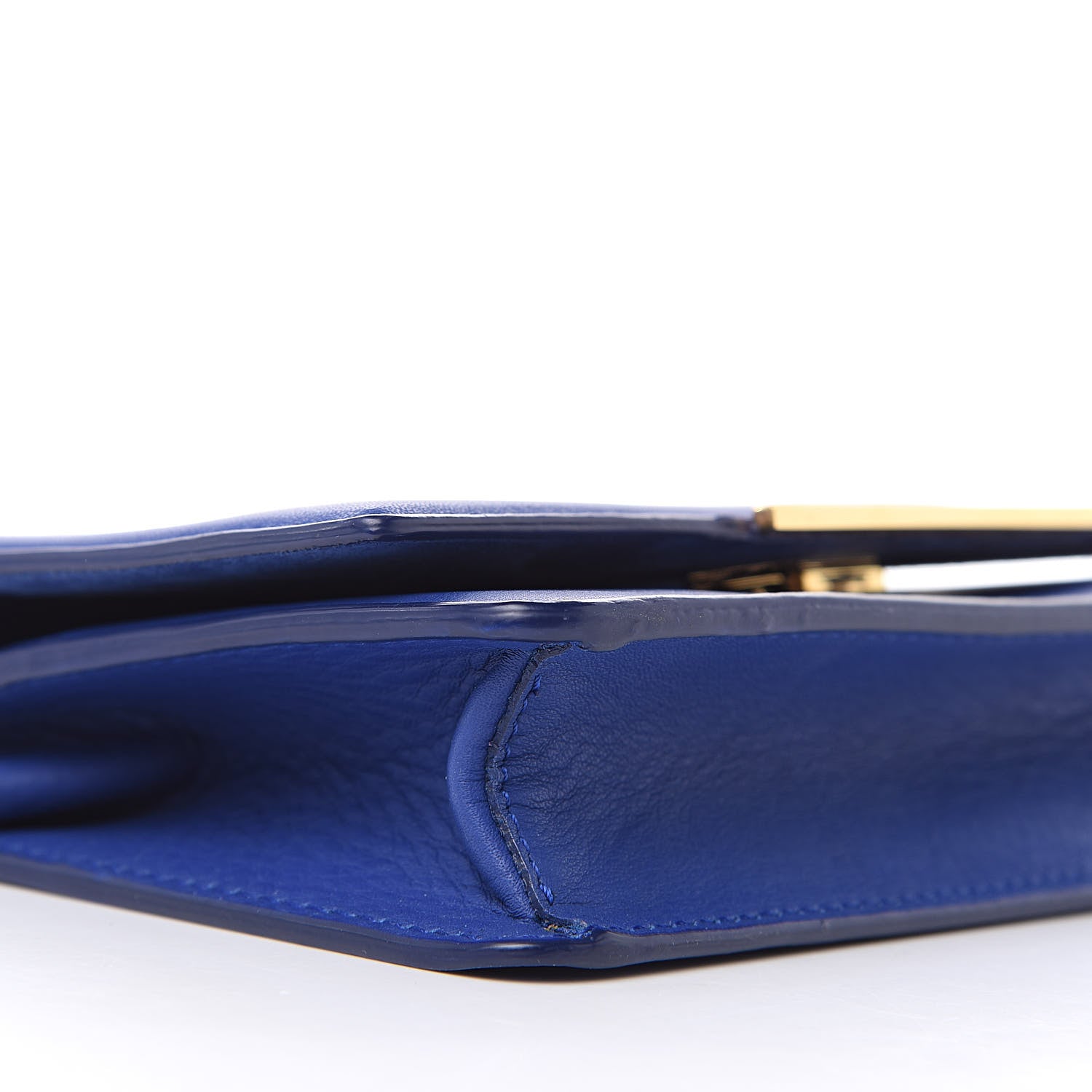 Fendi Vitello Flamingo Tube Wallet on Chain Blue Neon 8 of 11