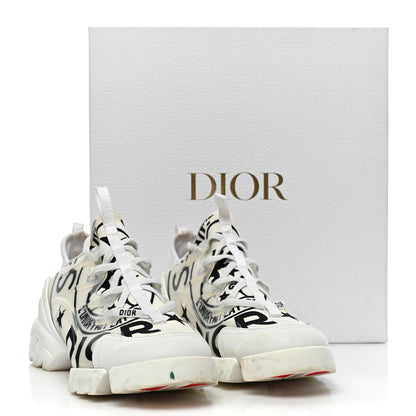Christian Dior Neoprene Rubber Union Print Womens D-Connect Sneakers 40 Off White 21 of 21