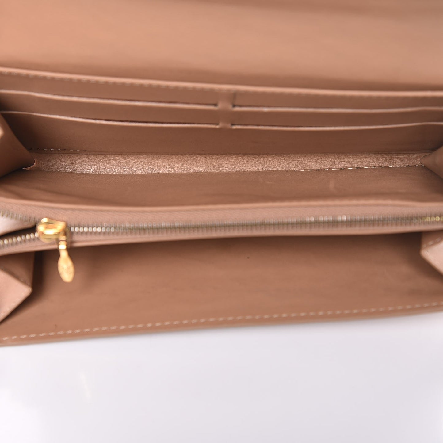Vernis Sarah Wallet Noisette
