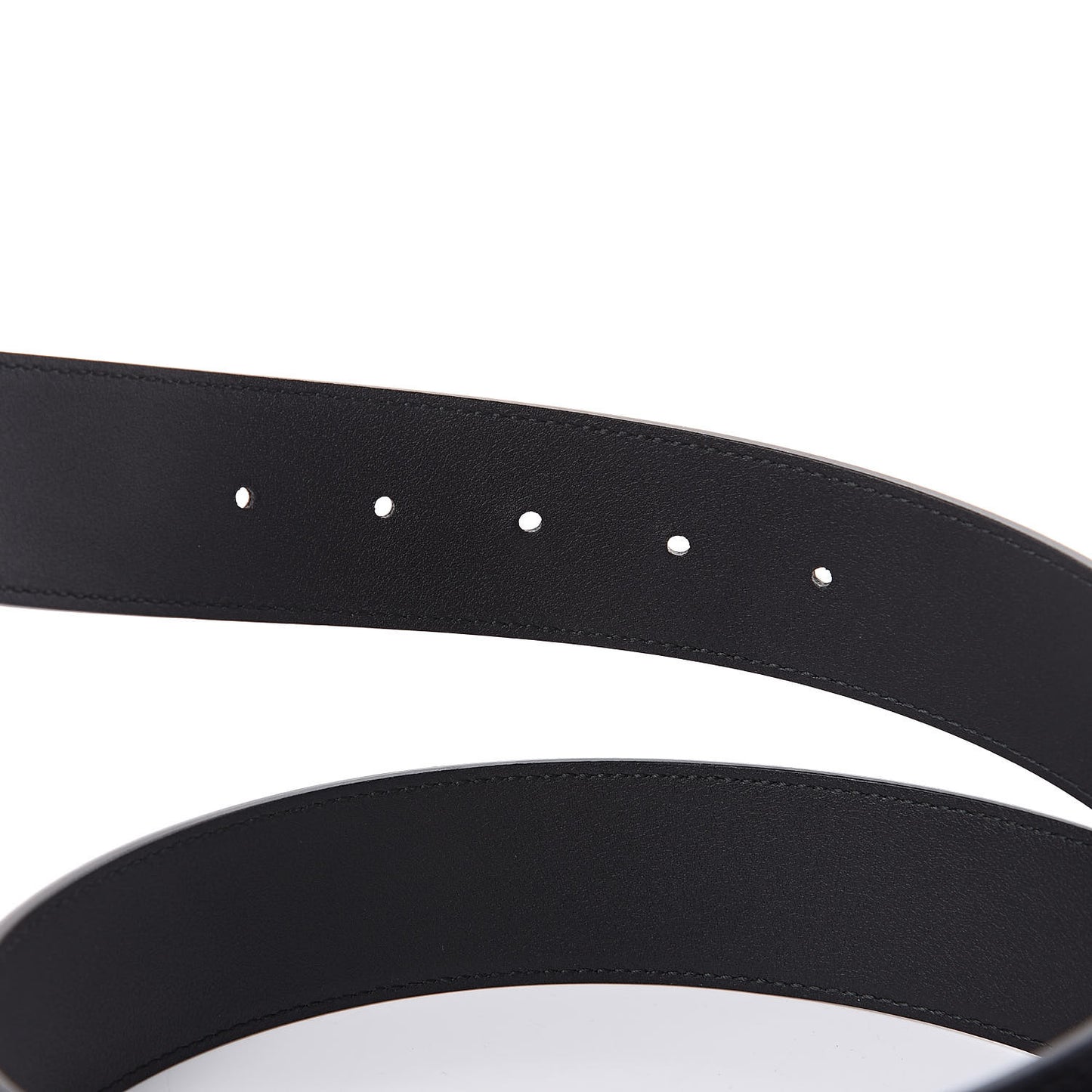 Textured Calfskin Double G 40mm Belt 85 34 Black