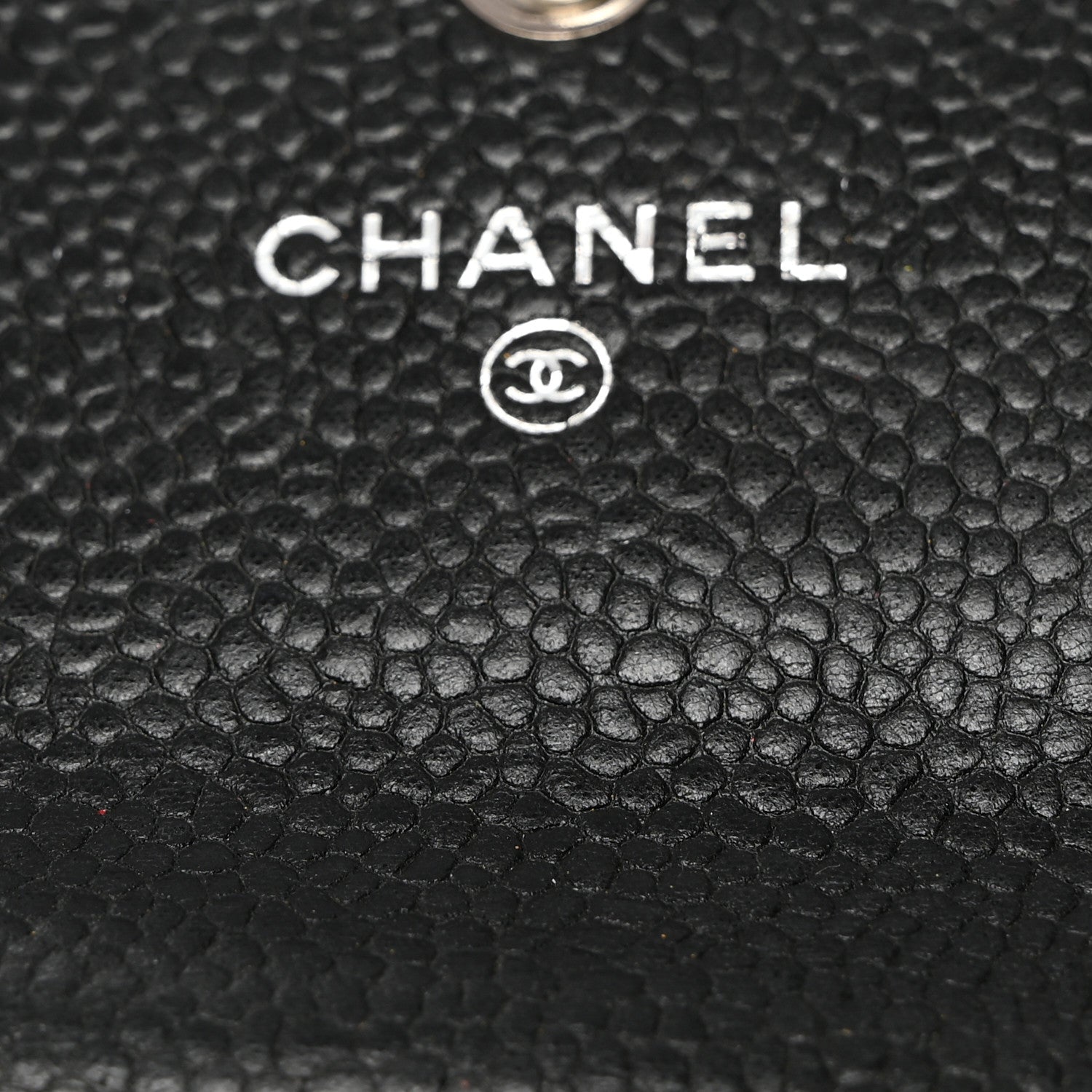 Chanel Caviar Quilted Large Gusset Flap Wallet Black 5 of 9