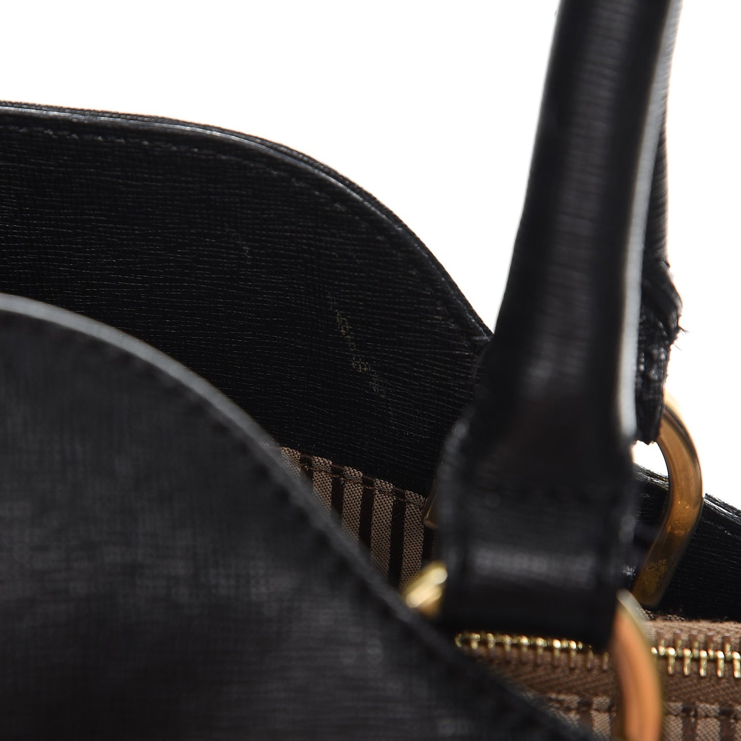 Vitello Elite Chameleon Shopper Tote Black