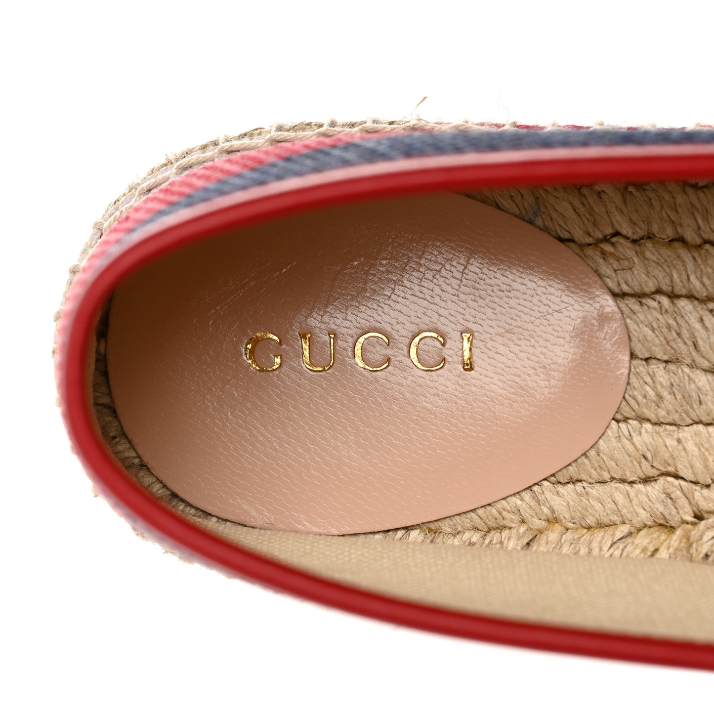 Canvas Sylvie Stripe Logo Womens Espadrilles 37.5 Mystic White Hibiscus Red Maritime