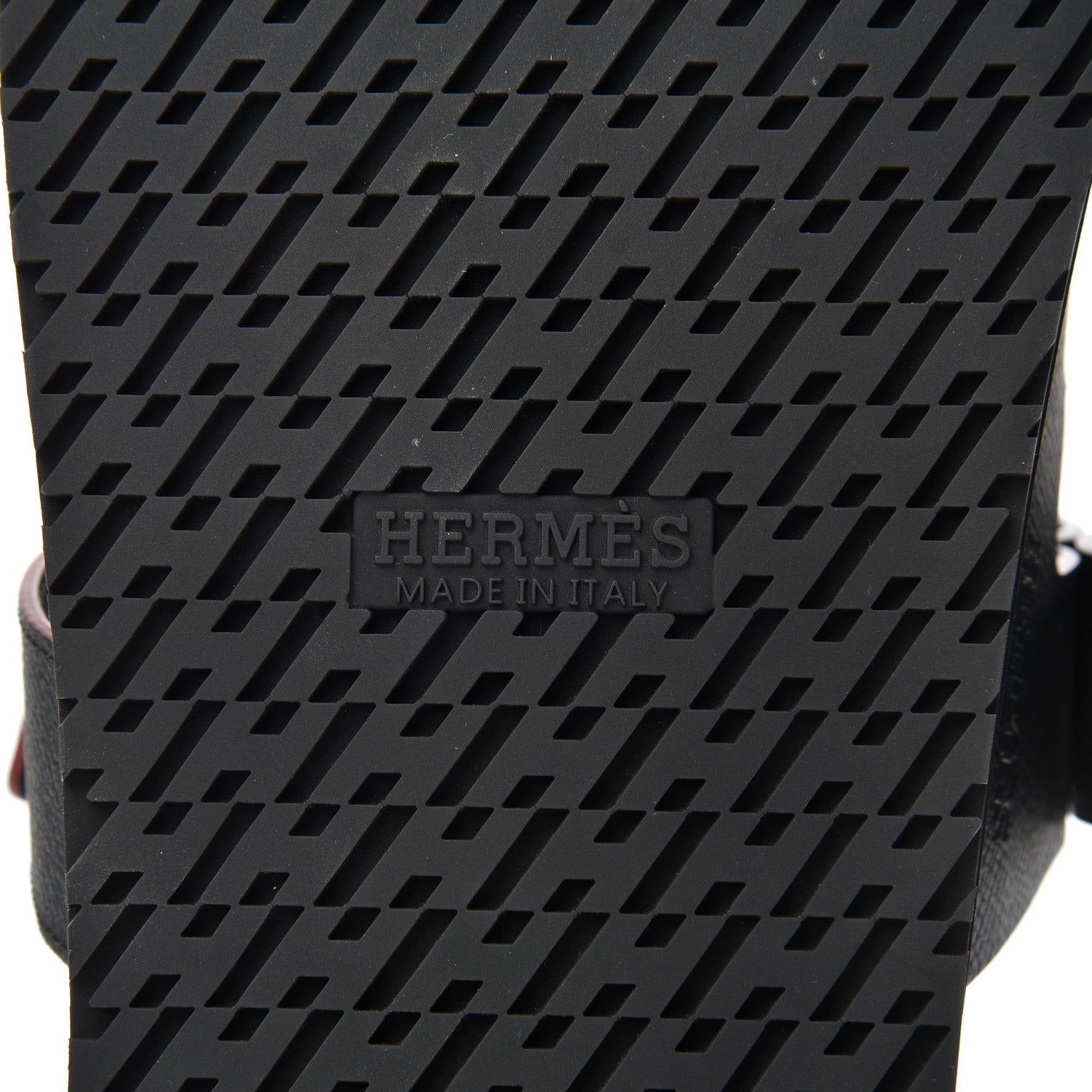 Hermes Epsom Mens Chypre Sandals 45 Black 7 of 13