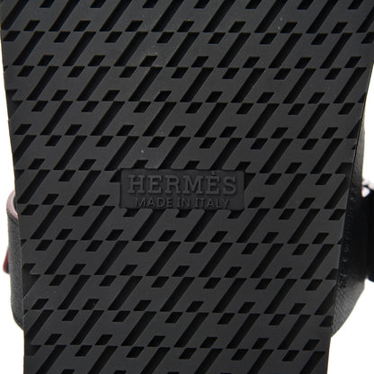 Hermes Epsom Mens Chypre Sandals 45 Black 7 of 13