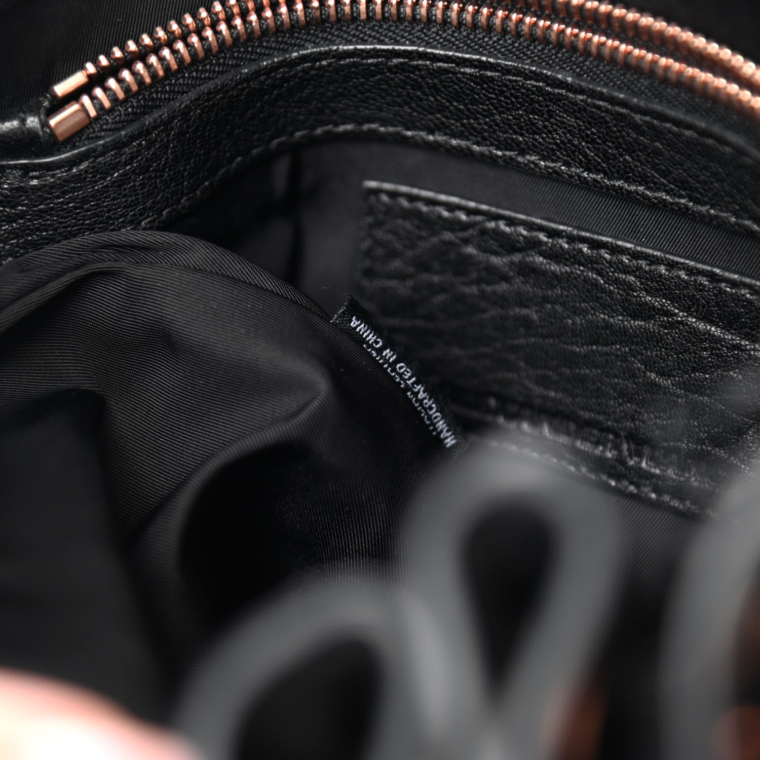 Alexander Wang Pebbled Lambskin Diego Bucket Black Rose Gold Hardware 7 of 11