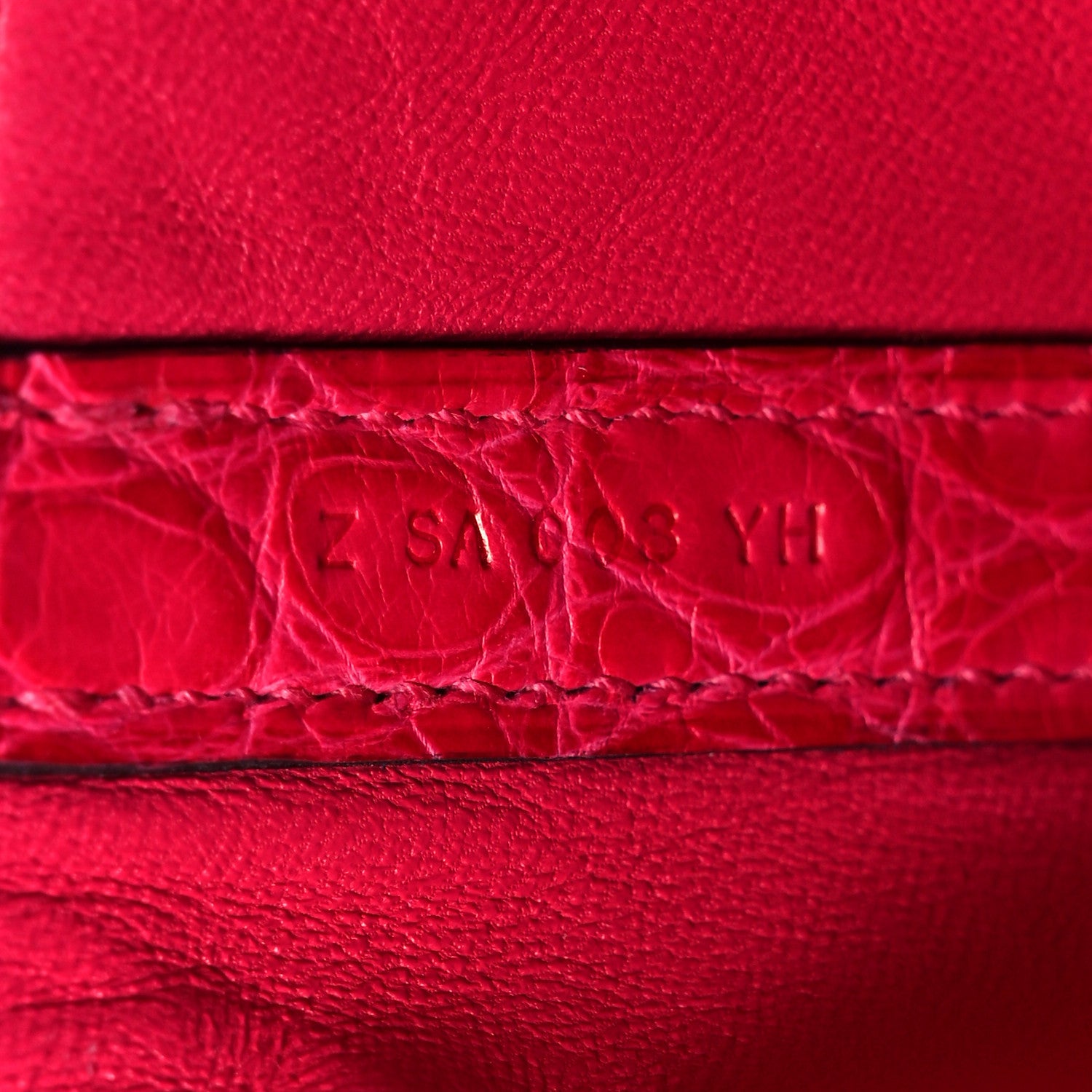 Hermes Matte Alligator Picotin Lock 18 Framboise 7 of 12