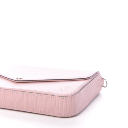 Louis Vuitton Epi Pochette Felicie Rose Ballerine 8 of 9