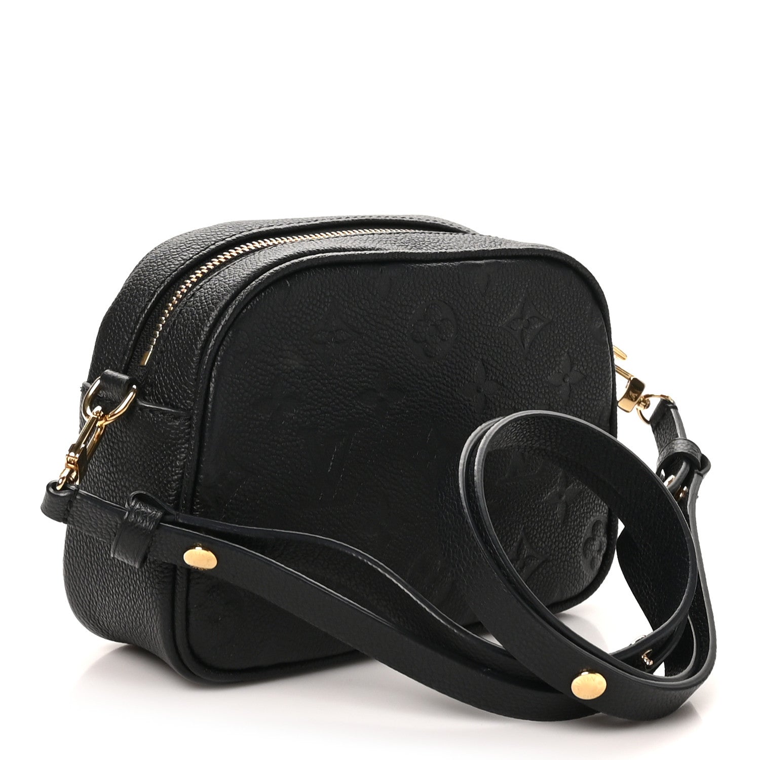 Louis Vuitton Empreinte Monogram Tiny Camera Bag Black 2 of 9