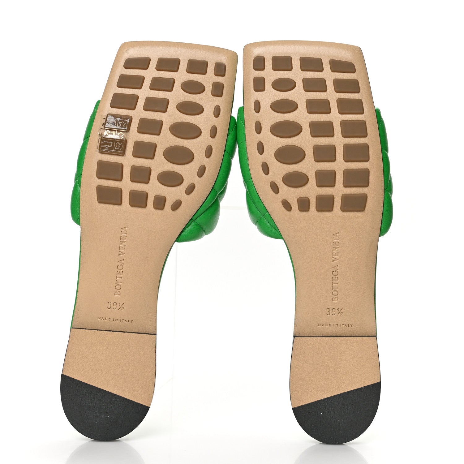 Bottega Veneta Nappa Matelasse Padded Flat Sandals 39.5 Parakeet 5 of 8