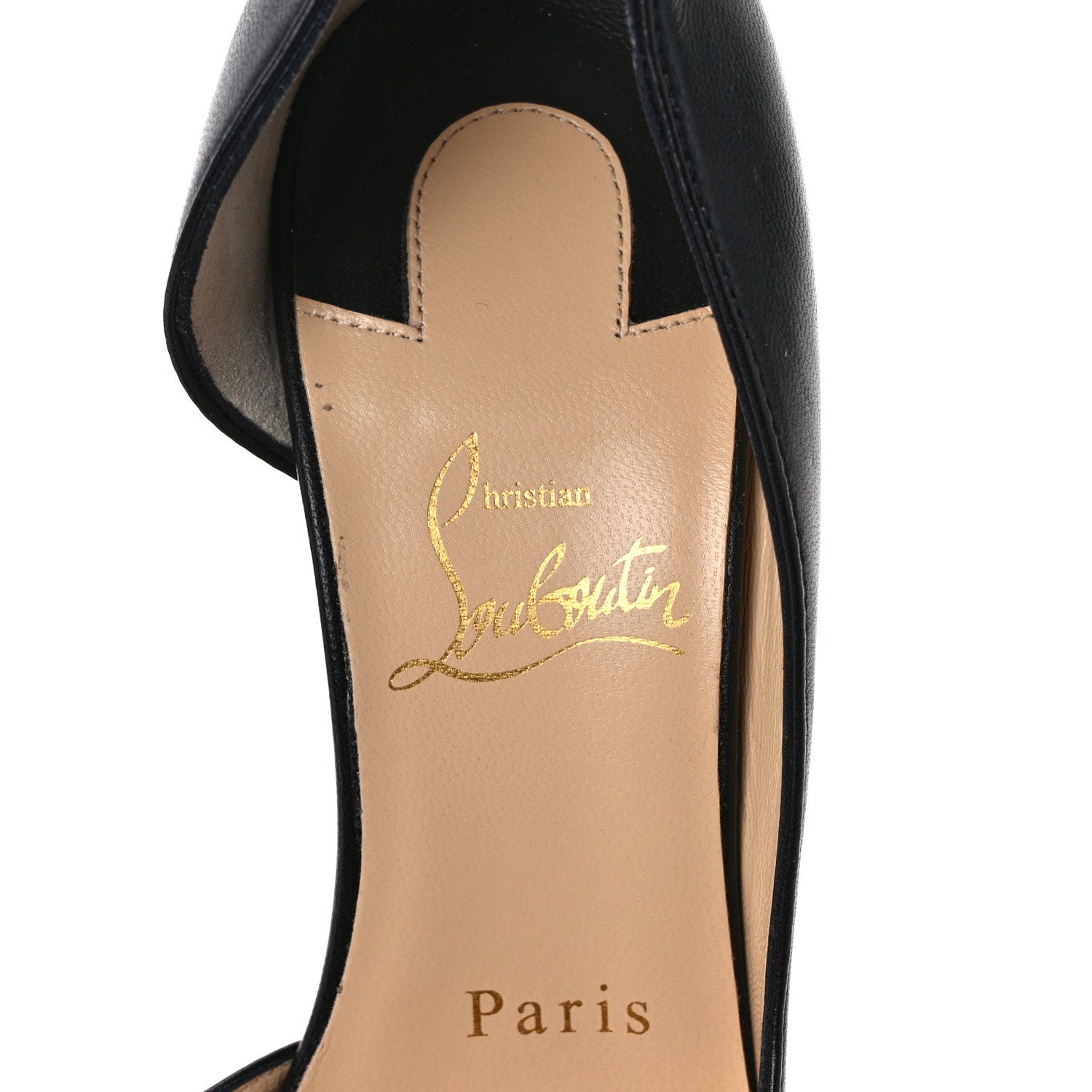 Christian Louboutin Shiny Nappa Iriza 100 Pumps 37.5 Black 7 of 7