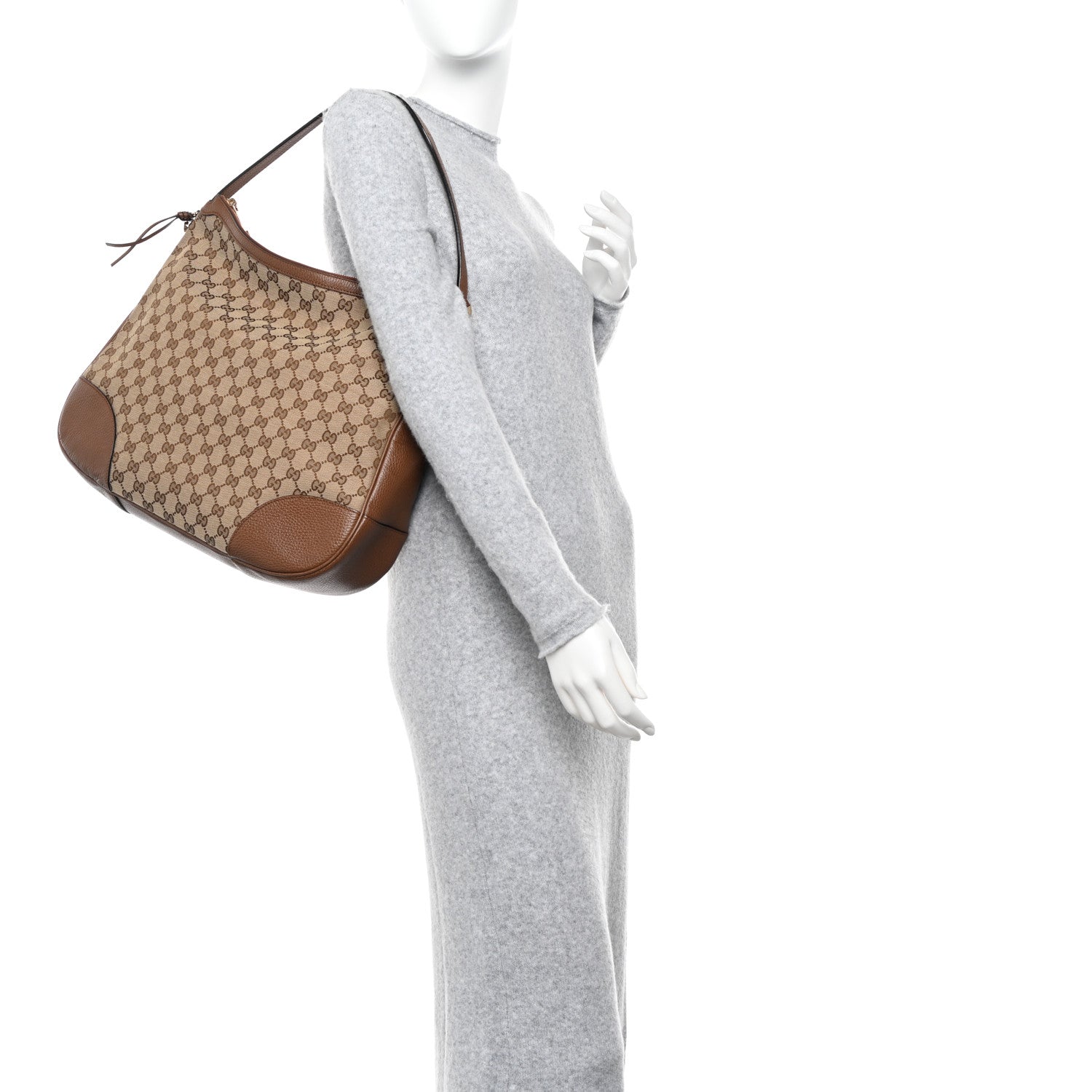 Gucci Soft GG Monogram Large Margaux Hobo Brown 2 of 9