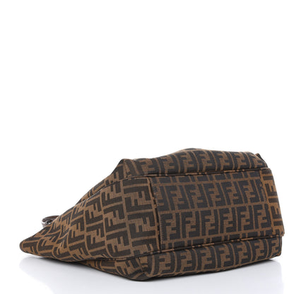 Fendi Zucca Vitello Artic Grande Shopping Tote Tobacco Castagna 2 of 10