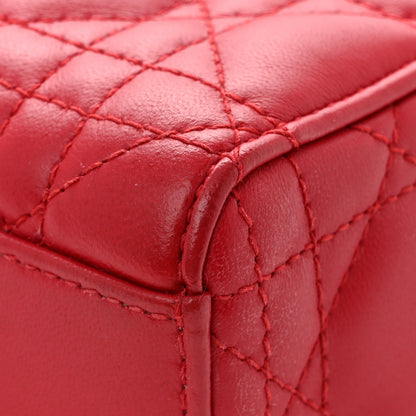 Christian Dior Lambskin Cannage Medium Lady D-Joy Red 20 of 29