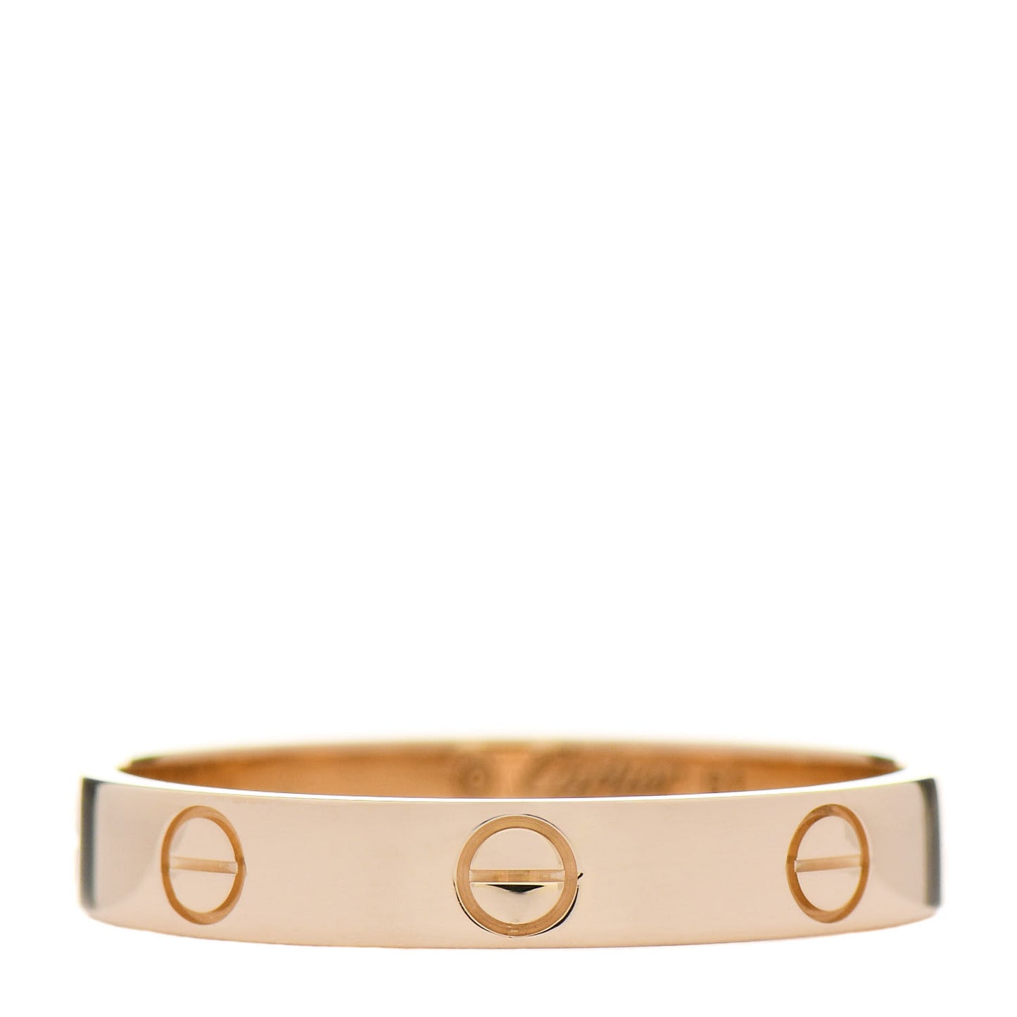 18K Yellow Gold 3.5mm LOVE Wedding Band Ring 61 9.5