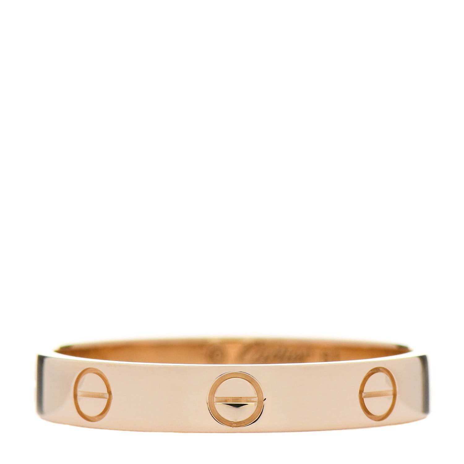 Cartier 18K Yellow Gold 3.5mm LOVE Wedding Band Ring 61 9.5 1 of 3