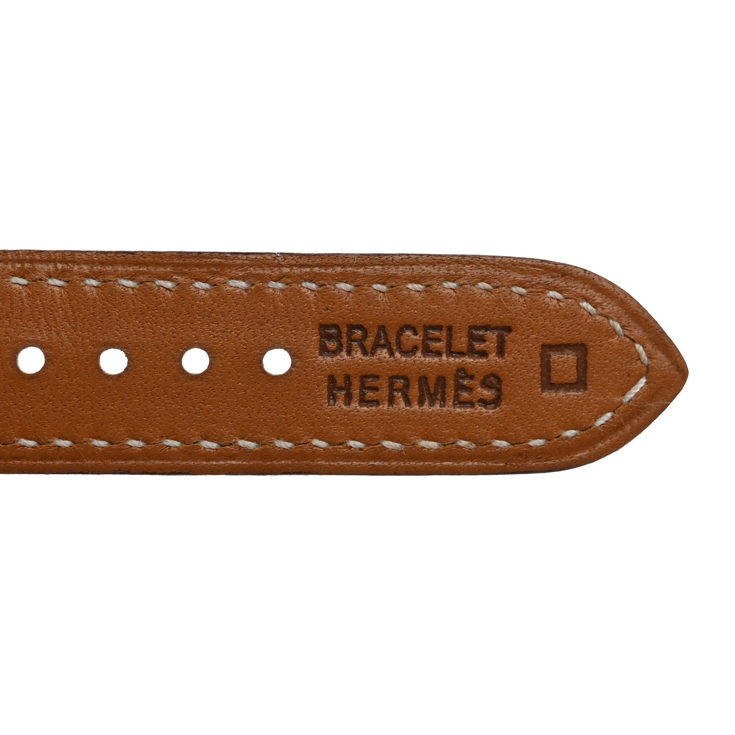 Hermes Shiny Alligator Heure H Hour Watch Strap Gold 5 of 5