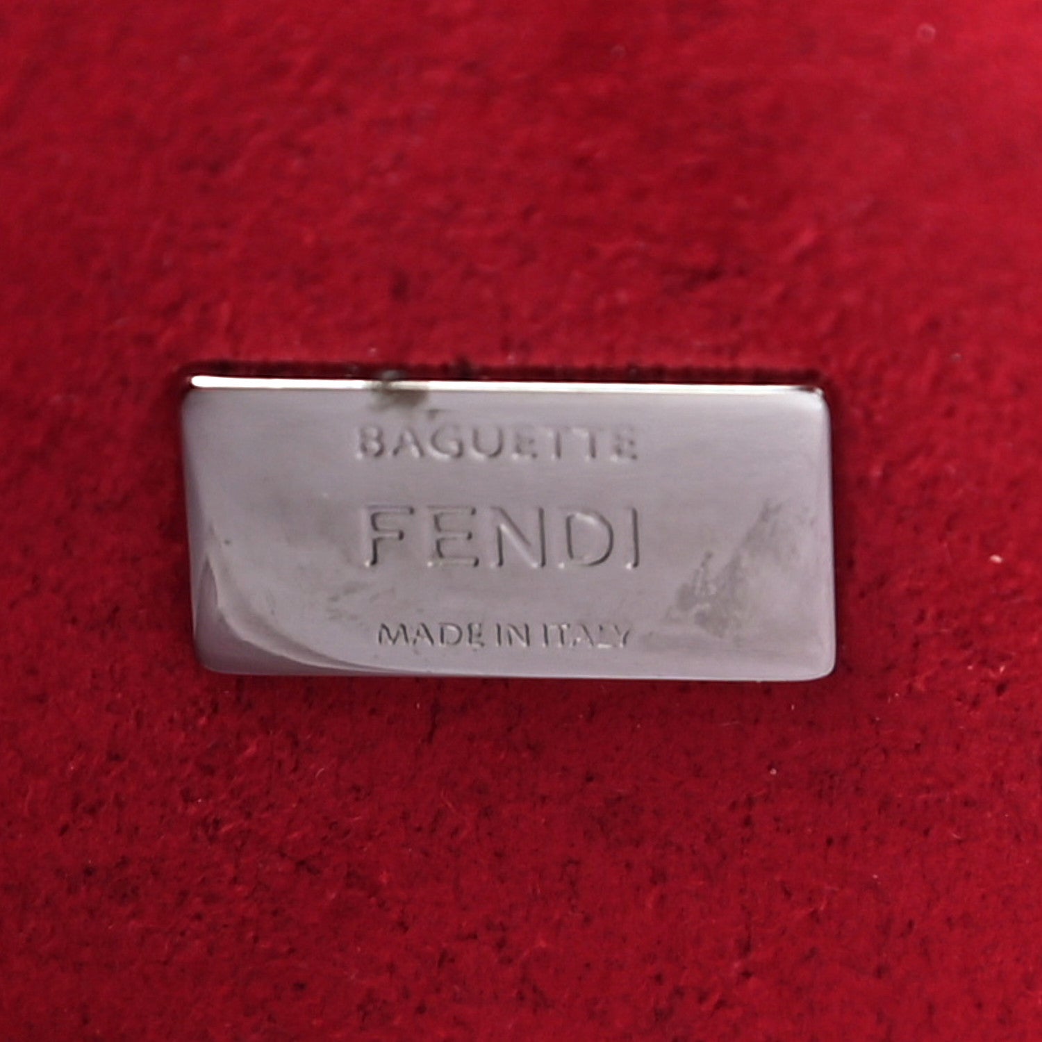 Fendi Mink Fringe Micro Baguette Fragolia 7 of 10