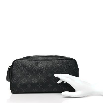 Louis Vuitton Monogram Eclipse Dopp Kit Toilet Pouch 2 of 9