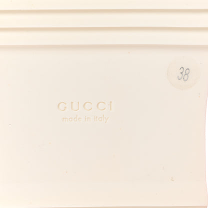 Gucci Terry Cloth GG Monogram Angelina Platform 55mm Slide Sandals 38 Deep Orange 6 of 9