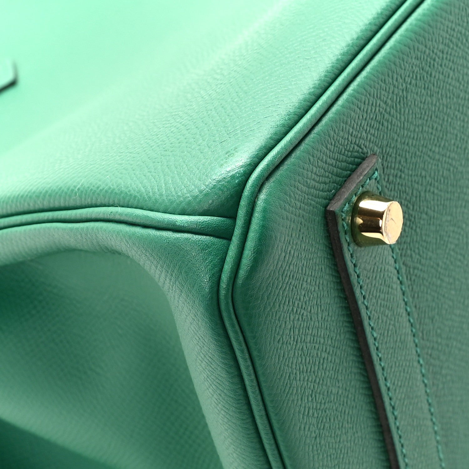 Hermes Epsom Birkin 35 Vert Vertigo 10 of 12