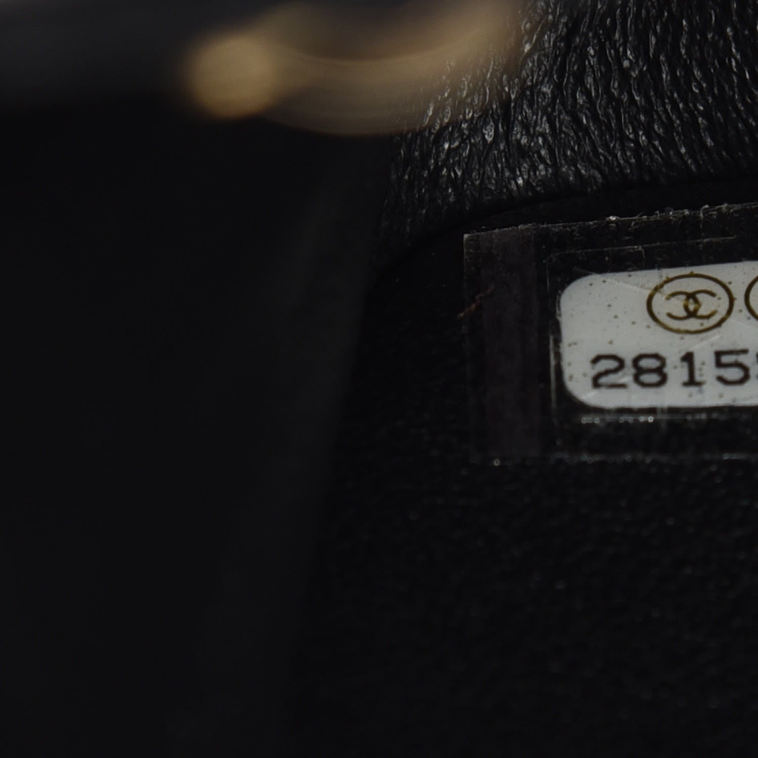 Chanel Calfskin Crocodile Embossed Graffiti 2.55 Mini Cocodile Reissue Flap Black Gold 7 of 11