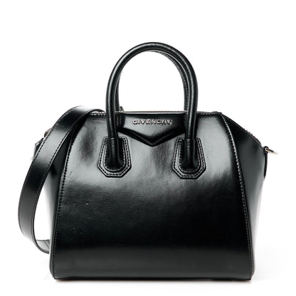Givenchy Shiny Lord Calfskin Mini Antigona Black 1 of 10