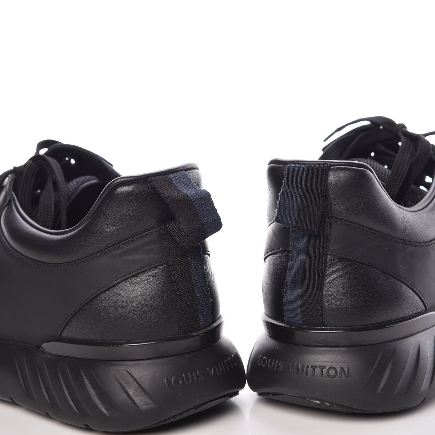 Calfskin Mesh Damier Fastlane Low Sneakers 10 Black