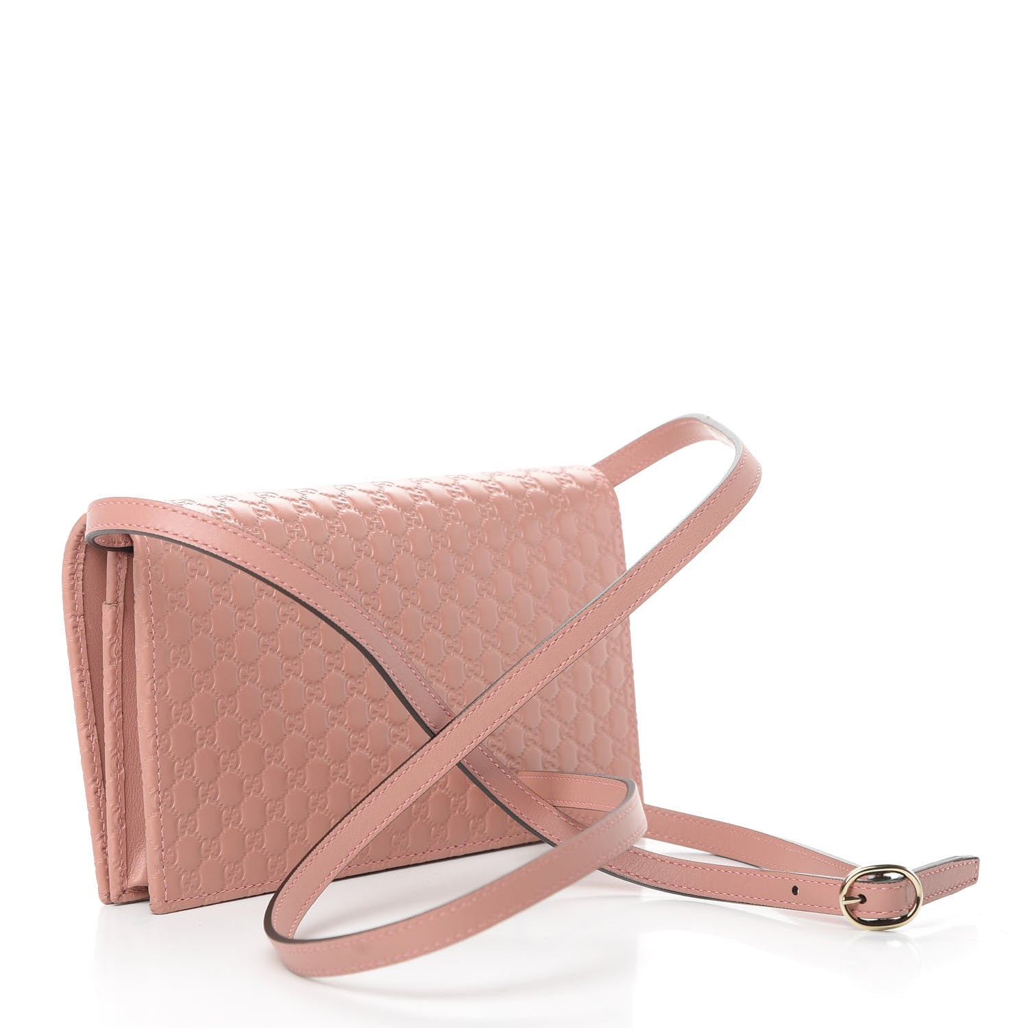 Gucci Microguccissima Crossbody Wallet Soft Pink 3 of 11