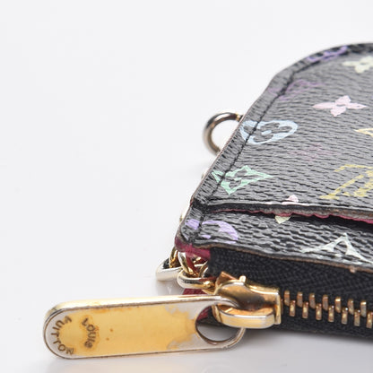 Louis Vuitton Monogram Multicolor Key Pouch Black Grenade 8 of 12