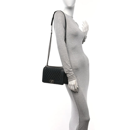 Chanel Lambskin Quilted Medium Boy Flap Black 2 of 11