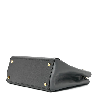 Fendi Vitello Elite Petite 2Jours Tote Grey 9 of 12