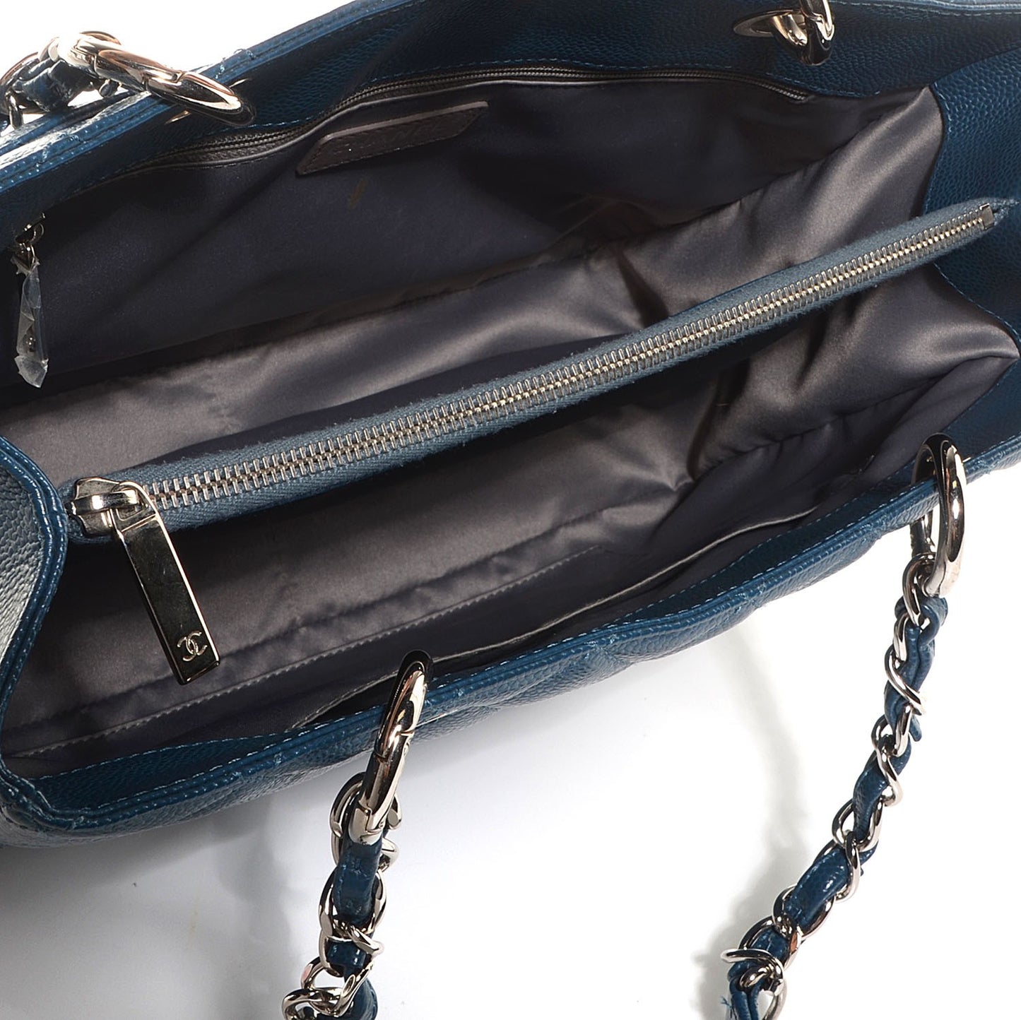 Caviar Grand Shopping Tote GST Dark Blue