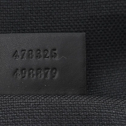 Gucci GG Supreme Monogram Web Belt Bag Black Grey 7 of 10