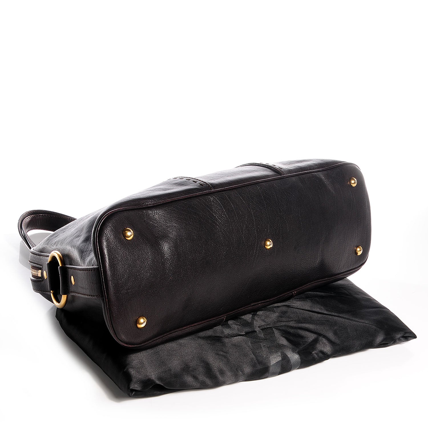 Saint Laurent Leather Large Muse Brown 4 of 10